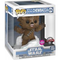 Фигурка Funko POP! Deluxe Bobble Star Wars: Chewbacca Battle at Echo Base (FL)
