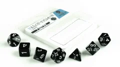 Набор кубиков "Симпл", для RPG, черный