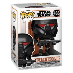 Фигурка Funko POP! Bobble: Star Wars Mandalorian: Dark Trooper (Battle)