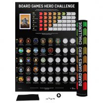 Скретч-Постер Board games hero challenge