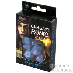 Набор кубиков Classic Runic, 7 шт., Glacier/Pink