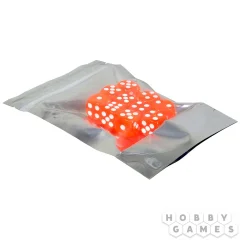 Набор прозрачных кубиков D6 Stuff Pro, 10 шт. (16 мм, оранжевые)