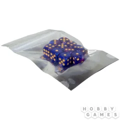 Набор нефритовых кубиков D6 Stuff Pro, 10 шт. (16 мм, фиолетовые с синим)