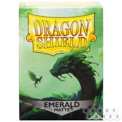 Протекторы Dragon Shield (100 шт., 63х88 мм): зелёные матовые