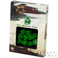 Набор кубиков Legend of the Five Rings, 10 шт., Mantis Clan (Легенда Пяти Колец: Клан богомола)