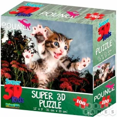 Пазл Super 3D «Пушистый охотник»