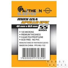 Протекторы Pantheon Sleeves Apollo USA mini премиум (55 шт., 41x63 мм)