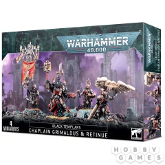 Black Templars: Chaplain Grimaldus and Retinue
