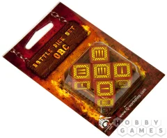 Набор игральных костей Орки: красный/жёлтый D6 ( 5 шт.)