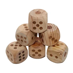 Гигантский кубик, дерево, 6 штук