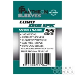 Протекторы Pantheon Sleeves Zeus Epic Euro премиум (55 шт., 59x92 мм)