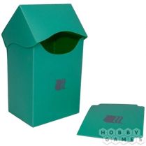 Пластиковая коробочка Blackfire вертикальная - Светло-зелёная (80+ карт) 