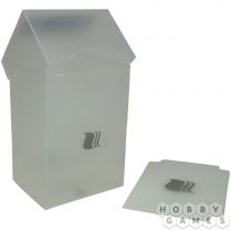 Пластиковая коробочка Blackfire вертикальная - Прозрачная (80+ карт) 