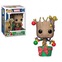Фигурка Funko POP! Bobble Marvel: Holiday: Groot w/Lights & Ornaments