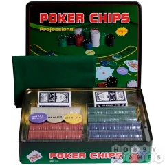 Набор для покера Holdem Light на 500 фишек с номиналом