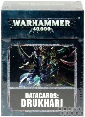 Datacards: Drukhari 8th edition (English)