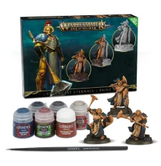Stormcast Eternals Paint Set + ENG/SPA/PORT/LATV/ROM