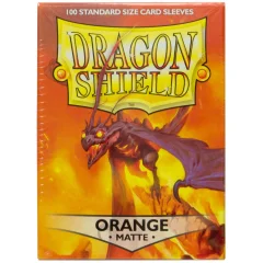 Протекторы Dragon Shield (100 шт., 63х88 мм): матовые оранжевые