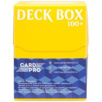 Пластиковая коробочка Card-Pro (жёлтая, 73 мм, 100+ карт)