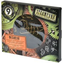 Набор из 9 головоломок Steampunk Puzzles (красный)