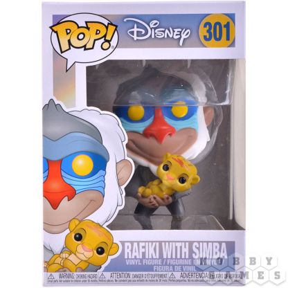 Фигурка Funko POP! Disney: Rafiki with Simba 301