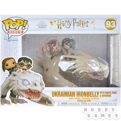 Фигурка Funko POP! Rides. Harry Potter: Ukrainian Ironbelly with Harry, Ron and Hermione 93 фото 4