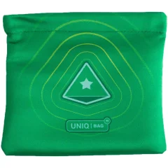Мешочек Uniqbag 15 MagneticWave (150х150 мм, зелёный)