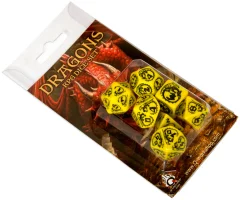 Кубики D4-D20 "Драконьи" (набор 7 шт.)