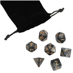 Набор кубиков "Время игры" для D&D, 7 шт. (перламутр)