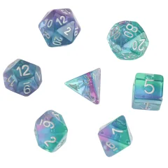 Набор кубиков "Время игры" для D&D, 7 шт. (алмаз)