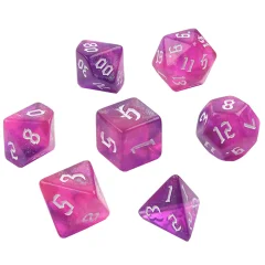 Набор кубиков "Время игры" для D&D, 7 шт. (фиолетовые)