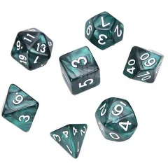 Набор кубиков "Время игры" для D&D, 7 шт. (серо-голубые)