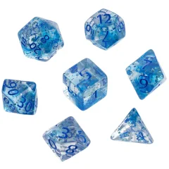 Набор кубиков "Время игры" для D&D, 7 шт. (синие)
