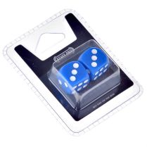 Набор стандартных кубиков D6 Stuff Pro, 2 шт. (16 мм синие)