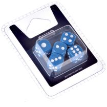 Набор стандартных кубиков D6 Stuff Pro, 5 шт. (12 мм синие)