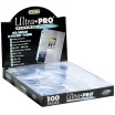 Набор листов Ultra-Pro (3х3 кармашка на листе): Универсальные (100 шт.)