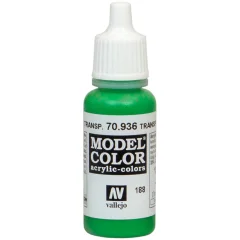 Краска Vallejo Model Color: Transparent Green 70.936