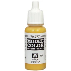Краска Vallejo Model Color: Desert Yellow 70.977