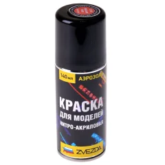 Аэрозольная нитро-акриловая краска Zvezda: красная алая