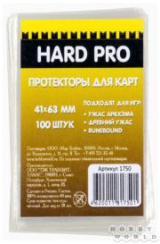 Протекторы CardPro (стандарт. 100 шт., для карт 41х63 мм) прозрачные
