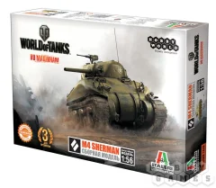 World of Tanks. M4 SHERMAN. Масштабная модель 1:56 (Сборный танк) (2-е рус. изд)