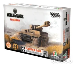 World of Tanks. Pz.Kpfw.VI TIGER I. Масштабная модель 1:56 (Сборный танк) (2-е рус.