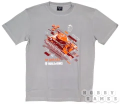 World of Tanks. Футболка серая "Ни дня без WoT" XXXL