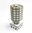 Cedrus Tower. Модель здания для игр с миниатюрами.