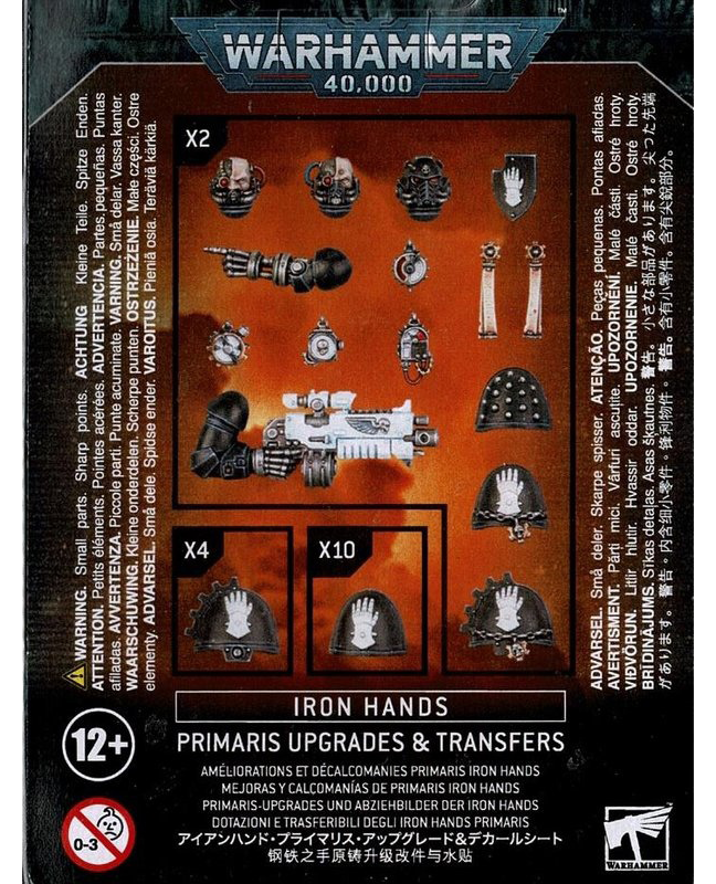 Iron Hands Primaris Upgrades and Transfers Купить настольную игру