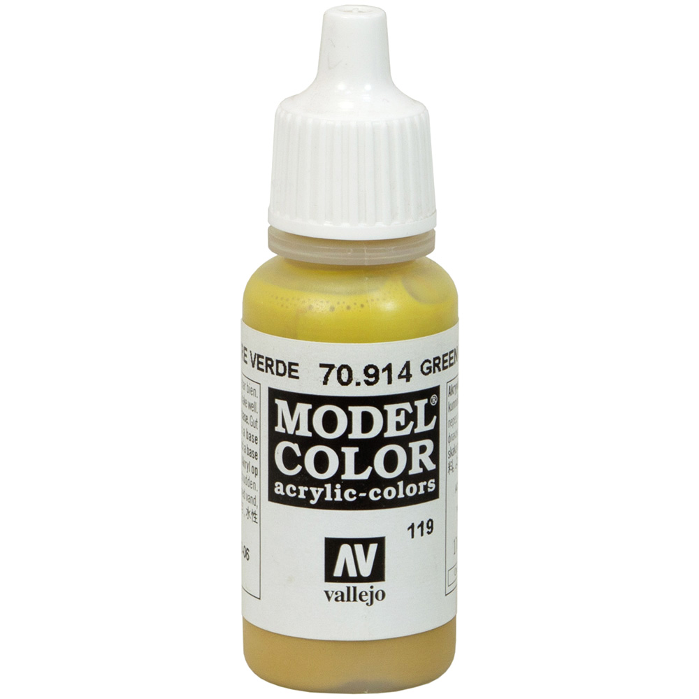 thumbnail image 2 of Vallejo Model Color 70.827 Lime Green Acrylic Paint (18ml) - Model, Hobby & Miniature Paint 2 of 3